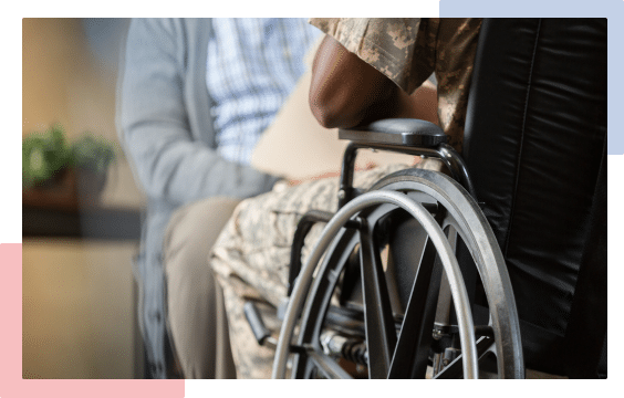 veteran in wheelchair